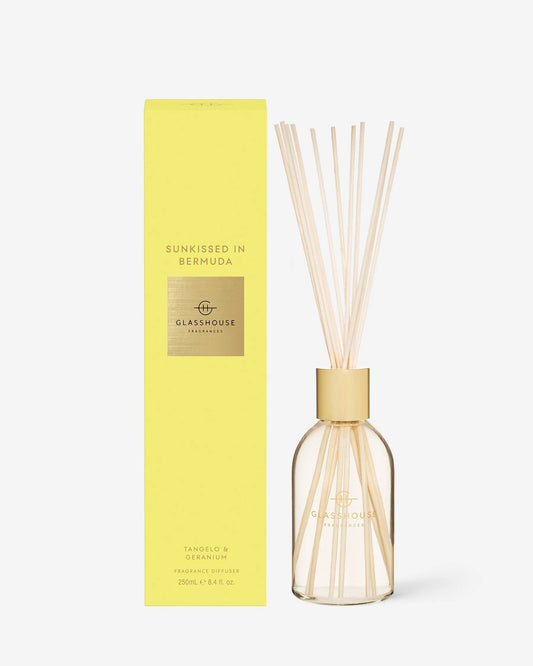 Glasshouse Fragrances - Sunkissed in Bermuda - Tangelo & Geranium - fragrance diffuser