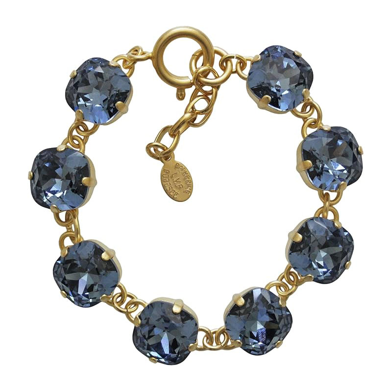 Catherine Popesco - Gold, Large Crystal Bracelet 1696