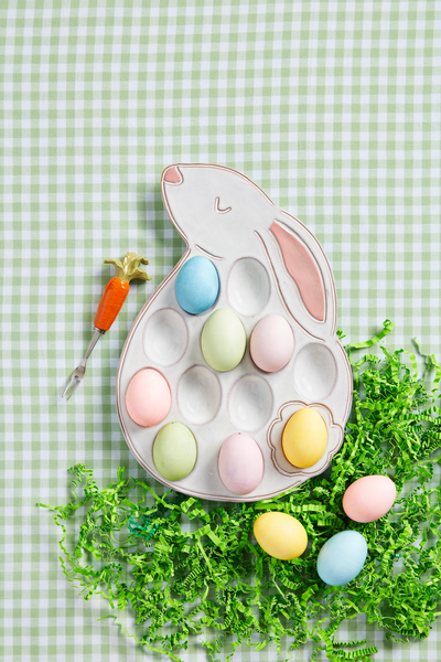 Mud pie - Bunny Devil Egg Tray