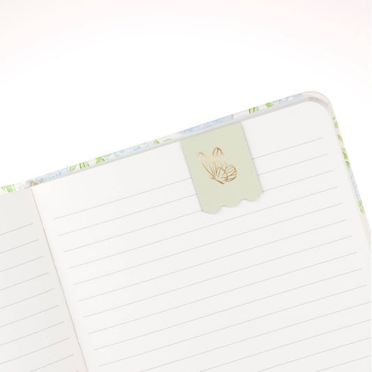 Faith Collection - Journal Set W/Bookmarks - Blue Green Floral