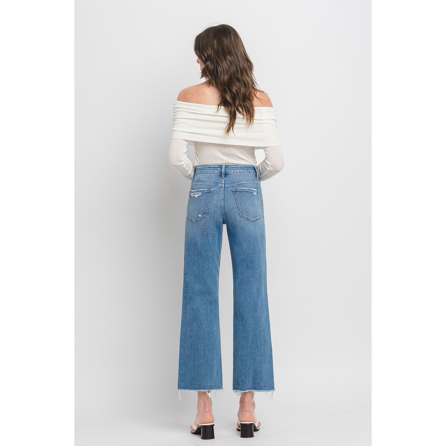 Kendall - High Rise, Ankle, Slim Leg Jeans 6398 - Evening Star