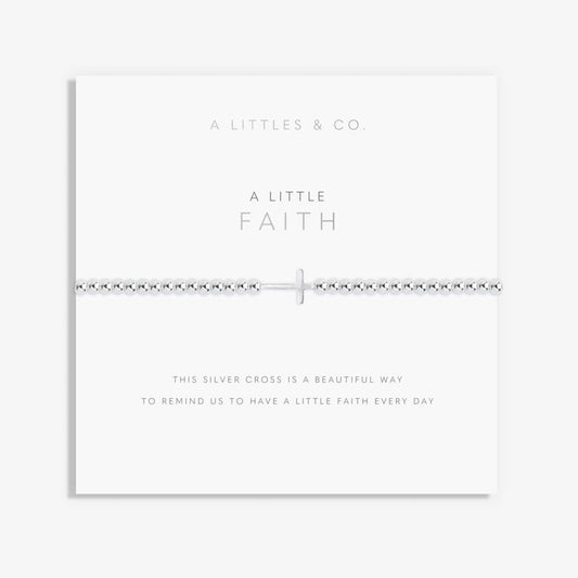 ‘Faith’ - 513 - Silver Bracelet