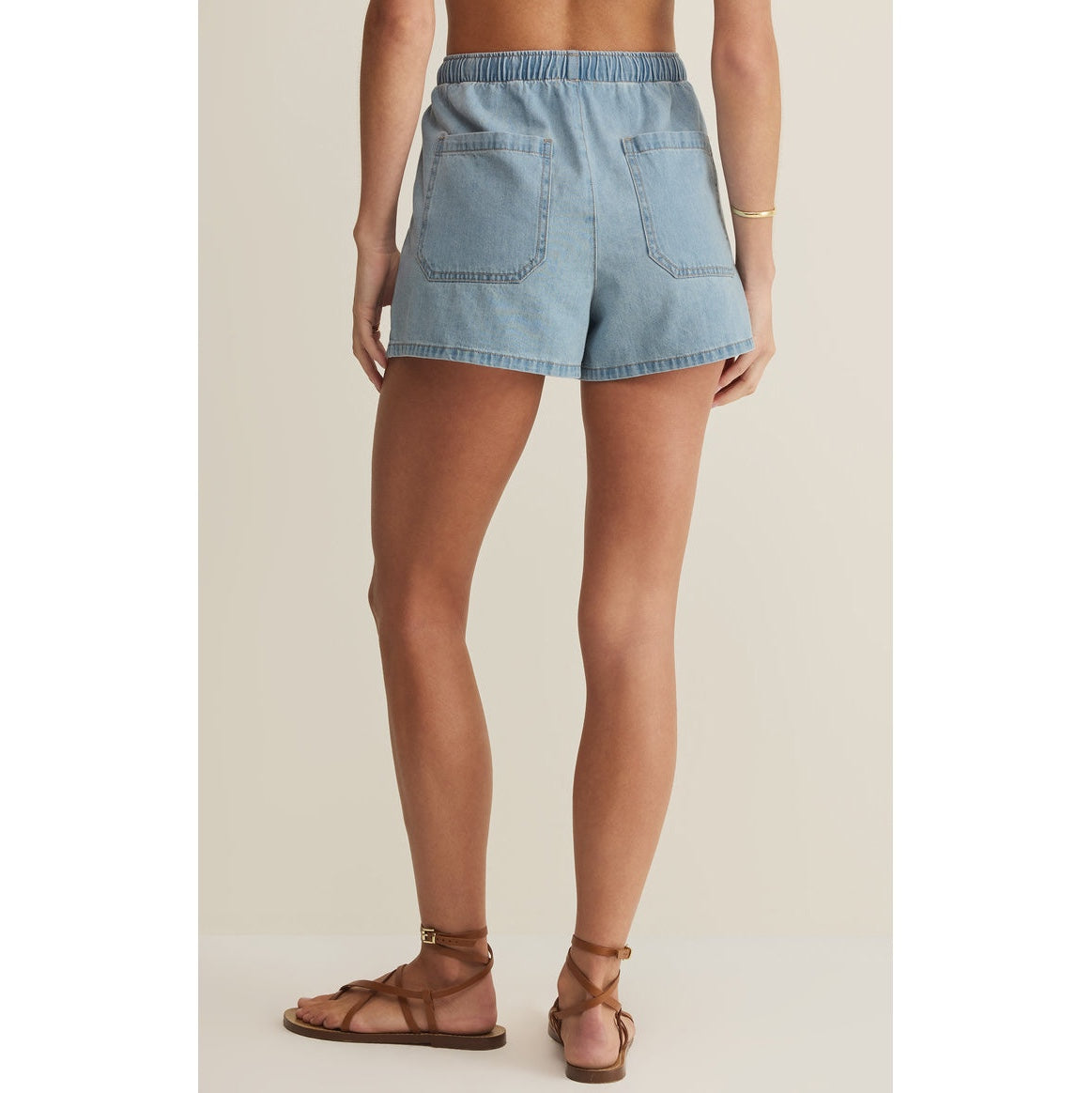Seaway Denim Shorts – Coastal Water Soft Wash (Pairs with Everyday Top)