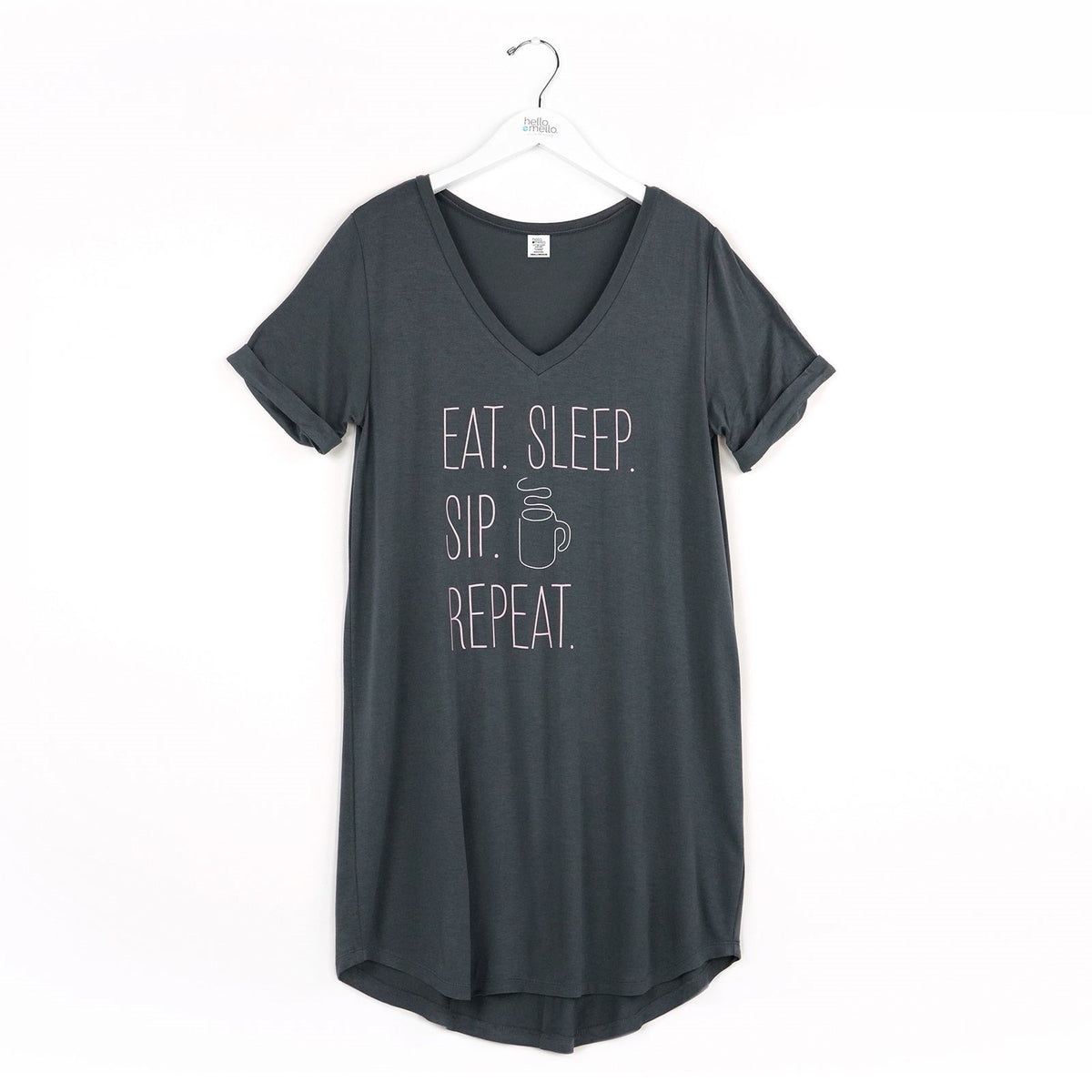 Hello Mellow - Eat, Sleep, Sip - Charcoal