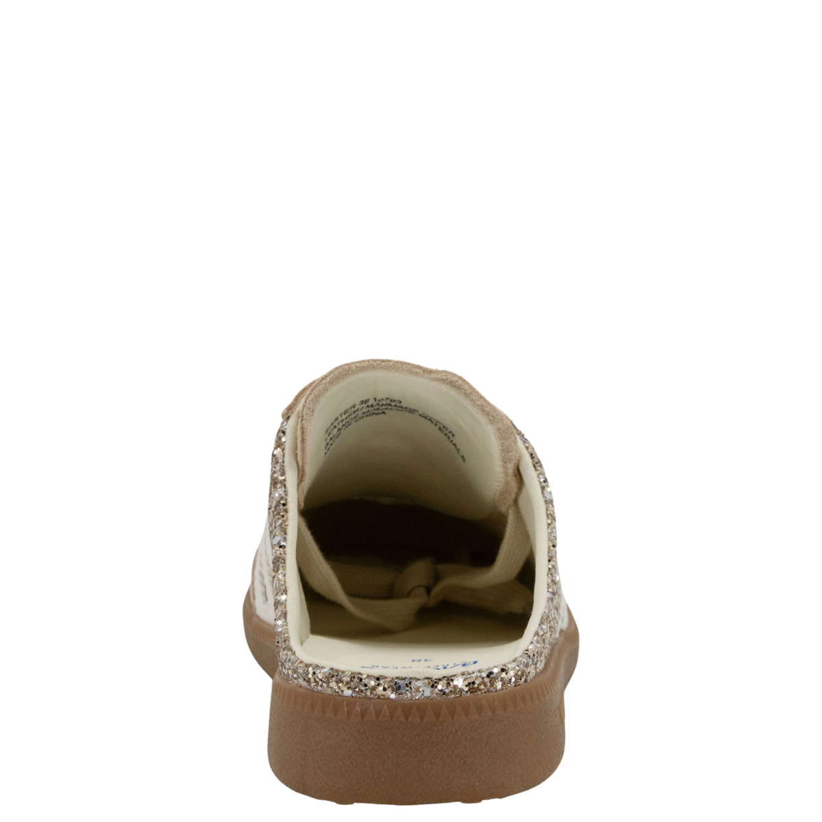 Back 70 - Easter FL Backless Sneaker - Glitter Gold