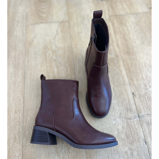 Soda - Beaver Boots - Brown -SALE