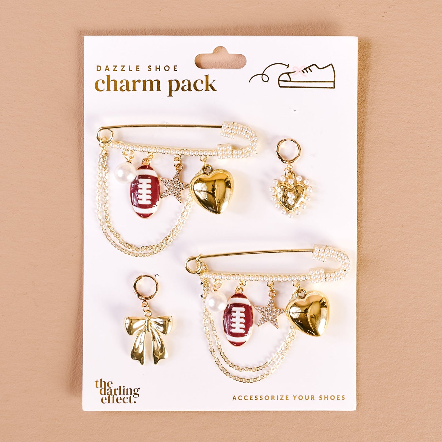 DE - Tailgate Time Dazzle Shoe Charm Pack
