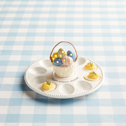 Mud Pie - Easter Basket Light-Up Sitter