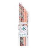 Swig Life Reusable Straws Full Bloom + Coral Tall Straw Set & Cleaning Brush, Each Straw is 10.25 inch Long (Fits Swig Life 20oz Tumblers, 22oz Tumblers