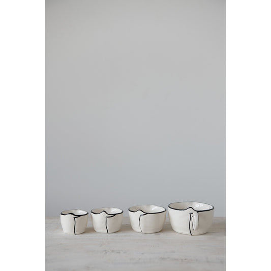 CC - Stoneware Measuring Cups, Set of 4