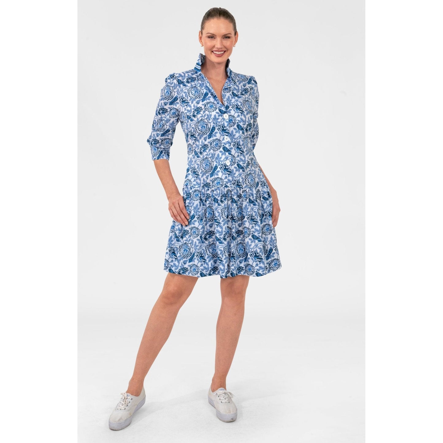 Gretchen Scott - So Sweet Dress - Smell The Roses - Blue