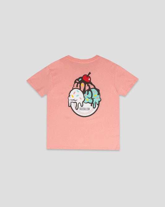 Baseballism - Frozen Treats Ice Cream Sundae Youth T-Shirt – Strawberry - SALE