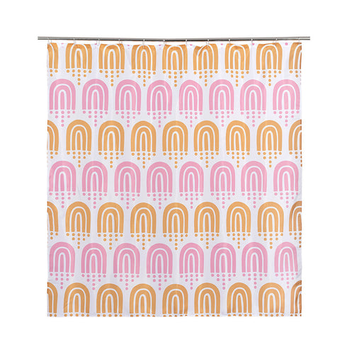 Shiraleah - Rainbow Shower Curtain - Multi Color