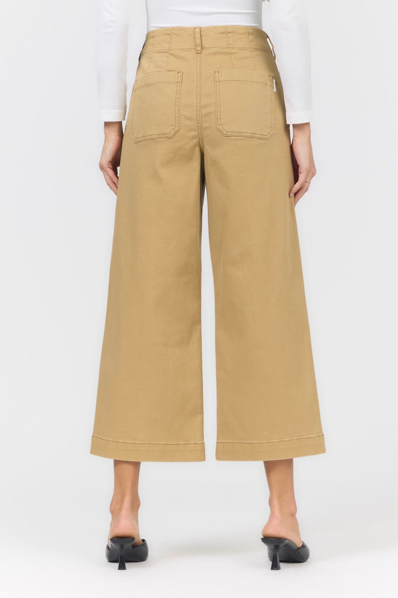 Dear John - Audrey Wide Leg Jeans – Khaki