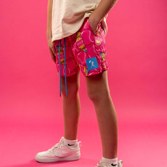 Baseballism - Bubbles and Doubles Diamond Air Mesh Shorts - Youth - SALE