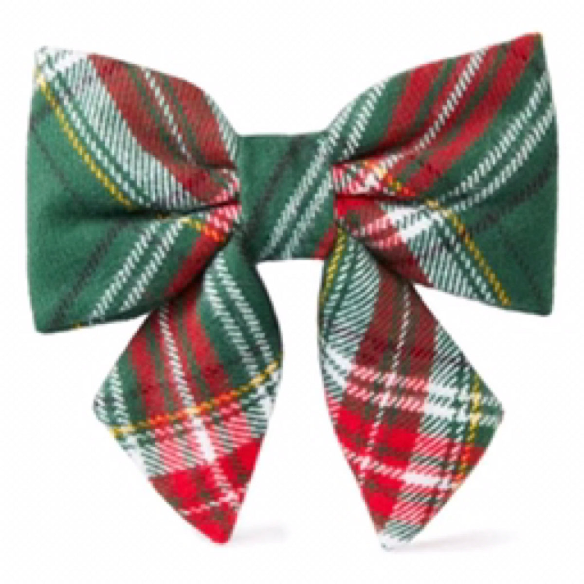 Foggy Dog-Holly Jolly Plaid Flannel Lady Bow