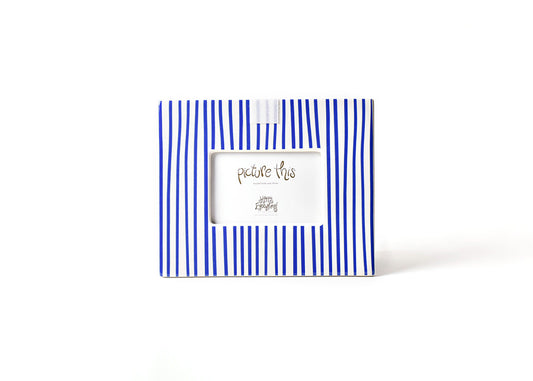 Coton Colors - Skinny Stripe Mini Picture Frame - Indigo