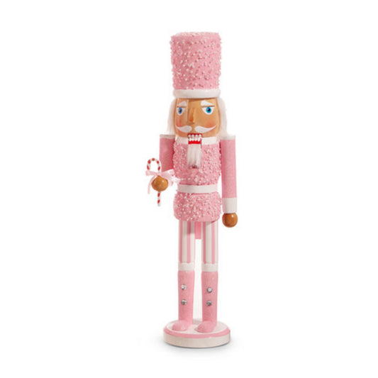 Raz Imports 2024 A Blushing Holiday 15.5" Pink Nutcracker