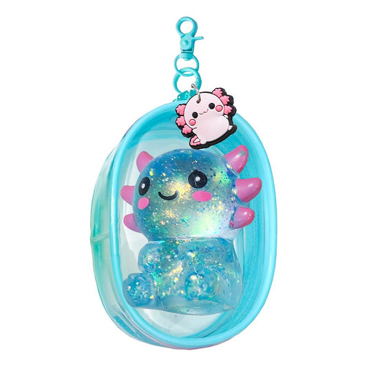 Zorbitz - Squishy Backpack Buddiez Axolotl Clip toy