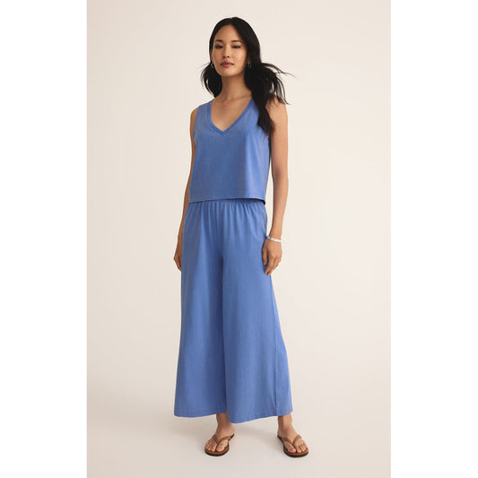 Z Supply - Scout, Jersey Flare Pants - Bay Blue