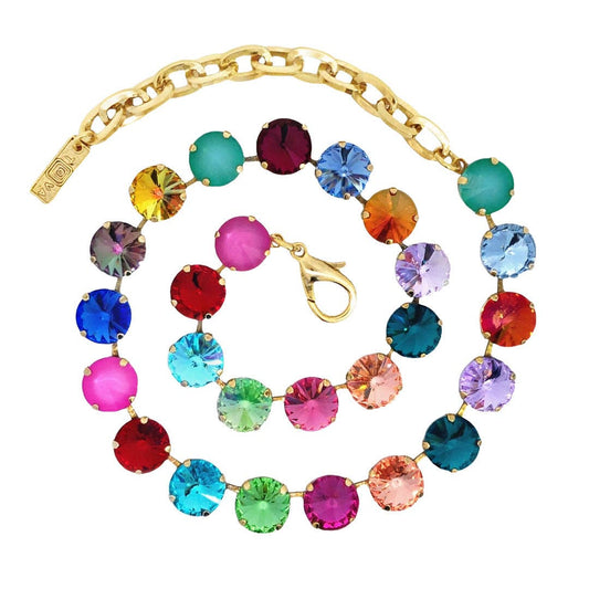 TOVA - The Sofia Necklace in Rainbow