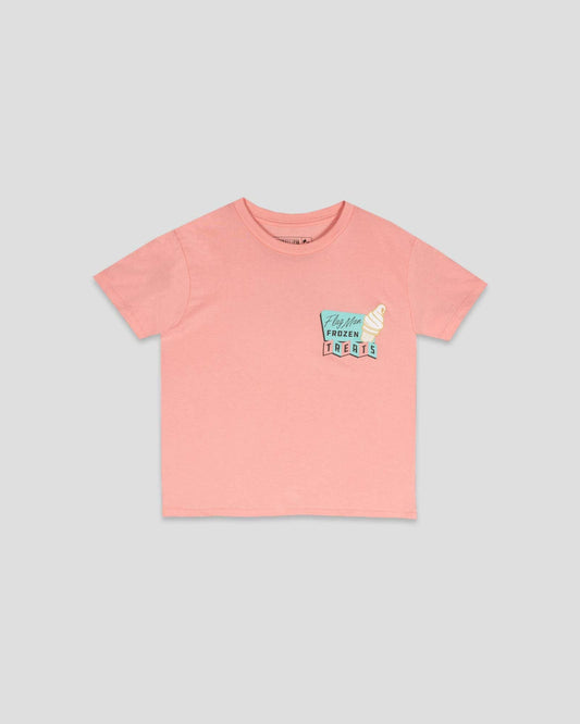 Baseballism - Frozen Treats Ice Cream Sundae Youth T-Shirt – Strawberry - SALE