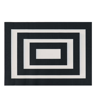 Evergreen - Black & White Frame Layering Mat