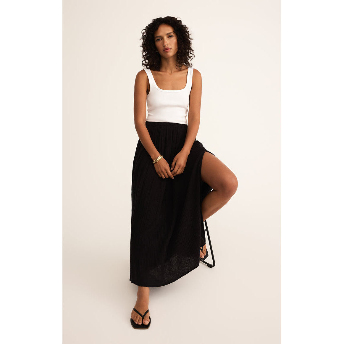 Z Supply - Reina Airy Skirt 2721 - Black