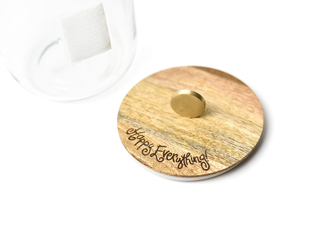 COTON COLORS - Wooden Lid, Glass Jar