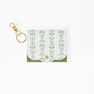 Mary Square - Scalloped ID Wallet - Garden Row