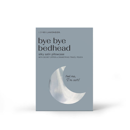 Lemon Lavender - Bye Bye Bedhead - Silky Satin Pillowcase