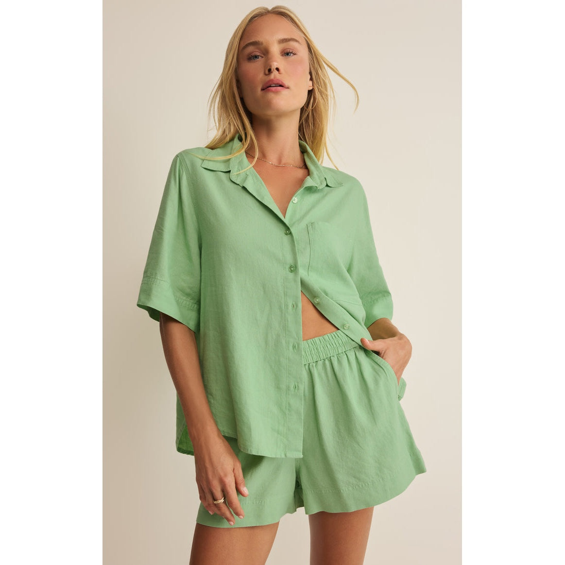 Z-Supply - Expedition Linen Shorts - Pistachio