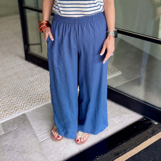 Z-Supply - Scout Linen Pants - Vintage Indigo