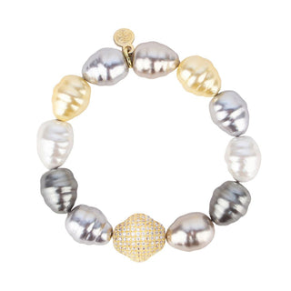 Budha Girl - Isabel Bracelet - Pearl Multi