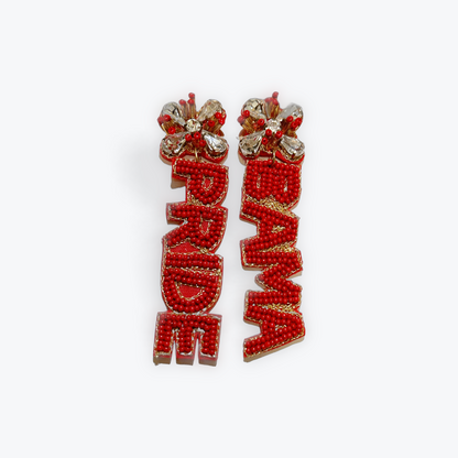 GameDay - Beaded Earrings -