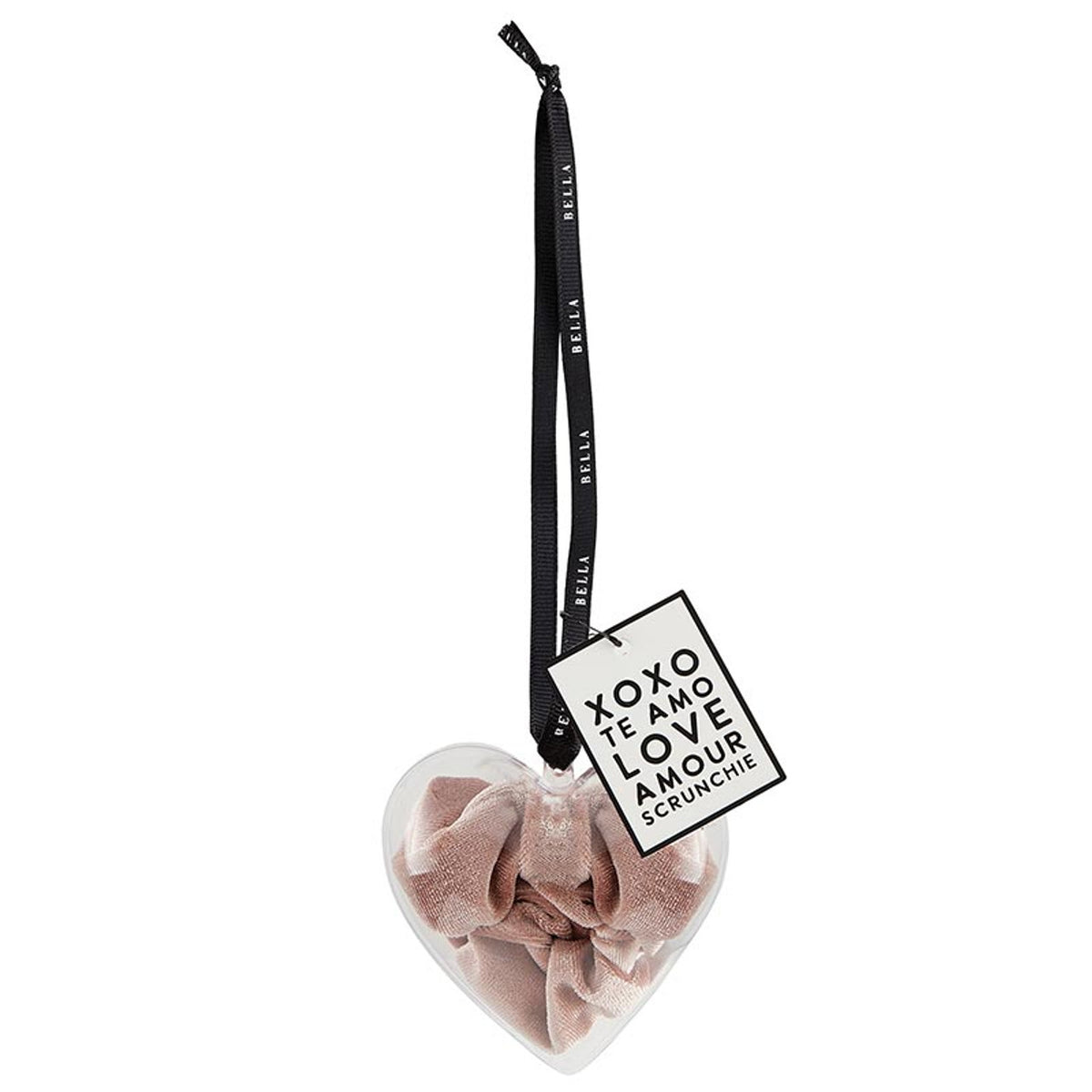 Bella - Large Heart Ornament Scrunchie