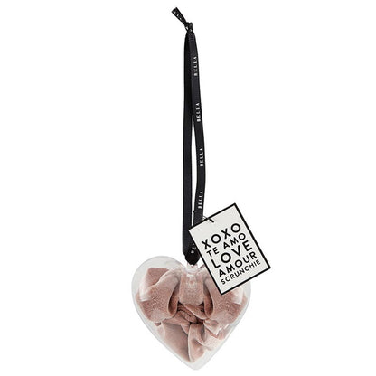 Bella - Large Heart Ornament Scrunchie