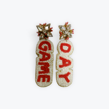 GameDay - Beaded Earrings -