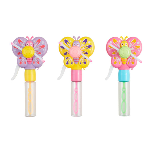 Mud Pie - Butterfly Bubble Fan - Assorted Colors