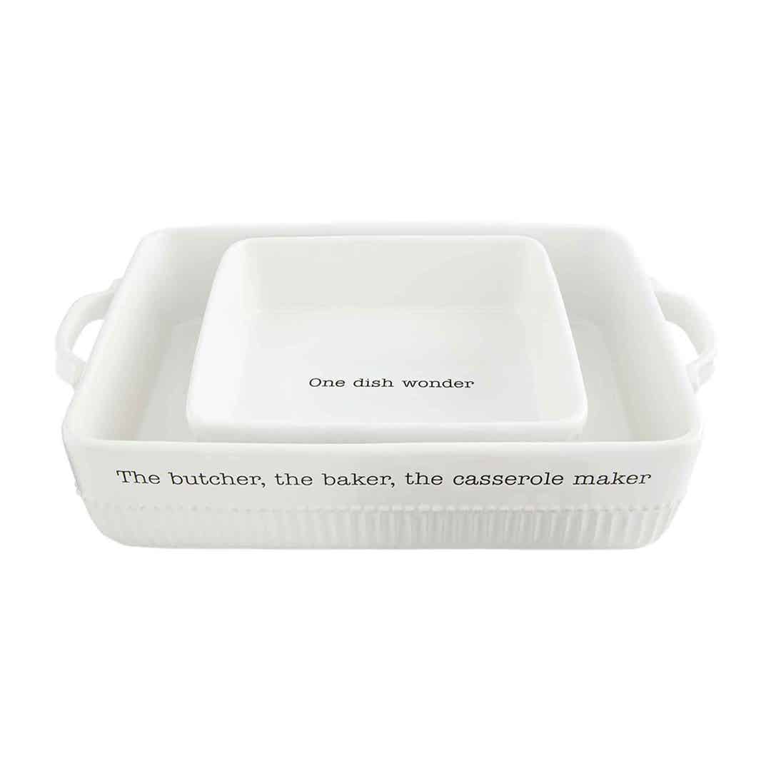 Mud Pie - Casserole Baker Dish Set