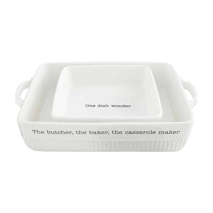 Mud Pie - Casserole Baker Dish Set
