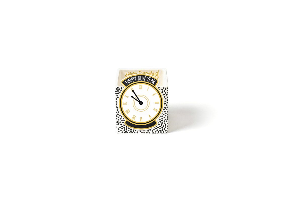 COTON COLORS - Mini Nesting Cube, Small - Black Small Dot