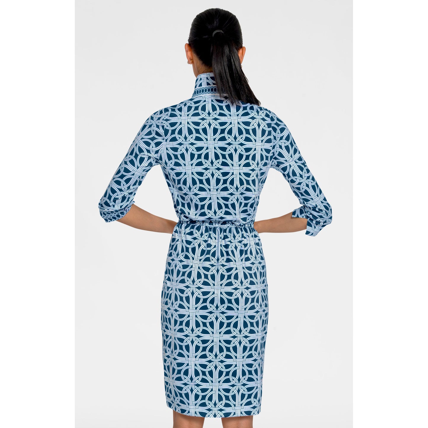 Gretchen Scott - Twist & Shout, Ring Toss Dress - Navy