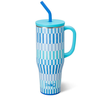 Swig - Glacier Stripe Mega Mug - (30oz or 40oz.)