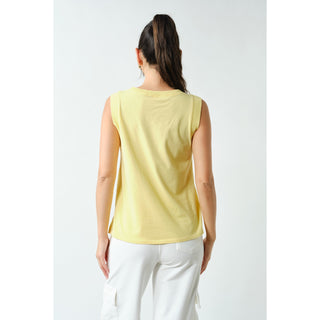 Terra Wash Pima Cotton Muscle Tank – Yellow
