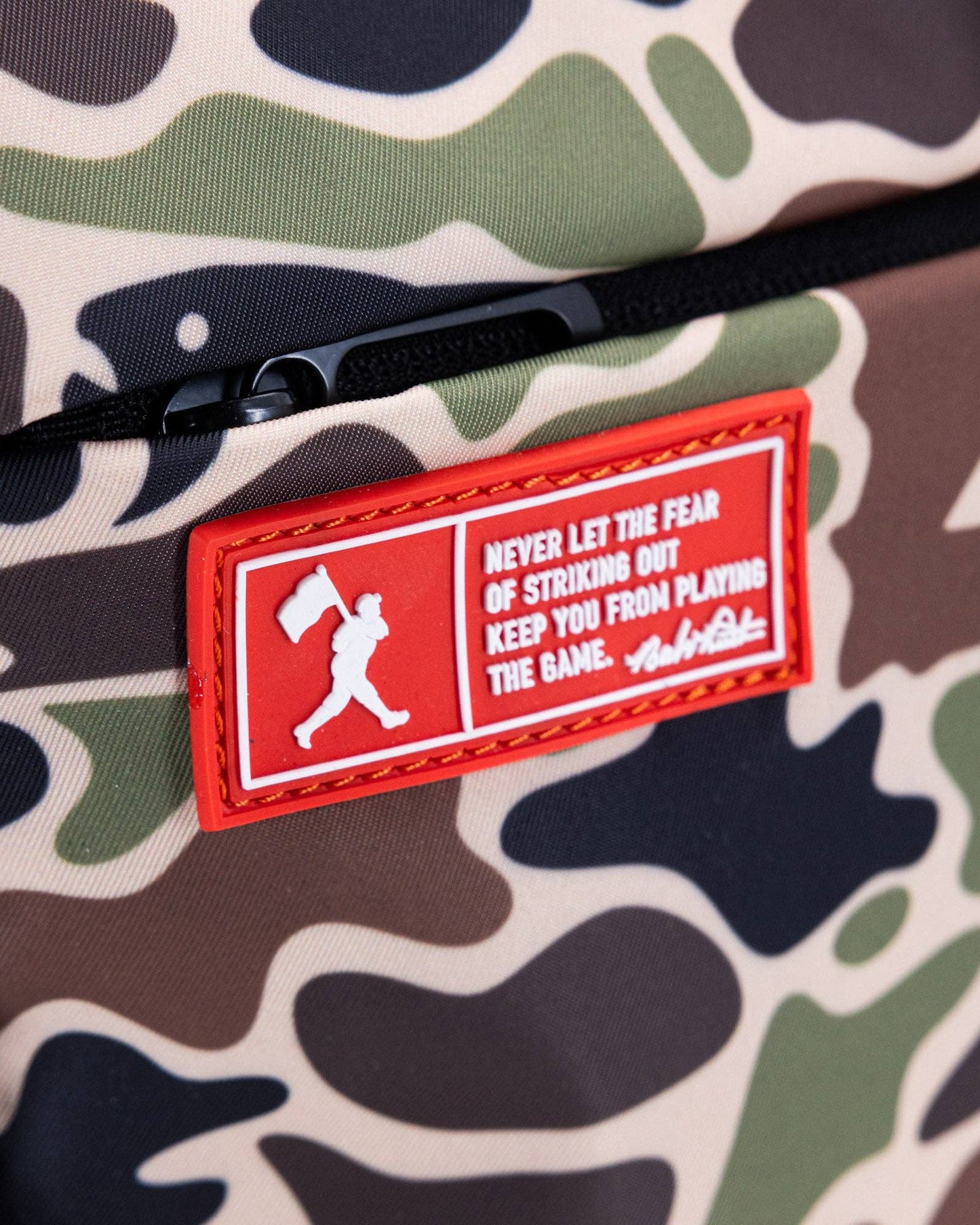 Baseballism - Angler Camo No Fear Cap Clip Backpack