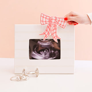 Coton Colors -  Gingham Bow Attachment - Pink