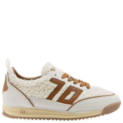 Back 70 - Jogger FT Sneakers - Milk / Ice Cuoio