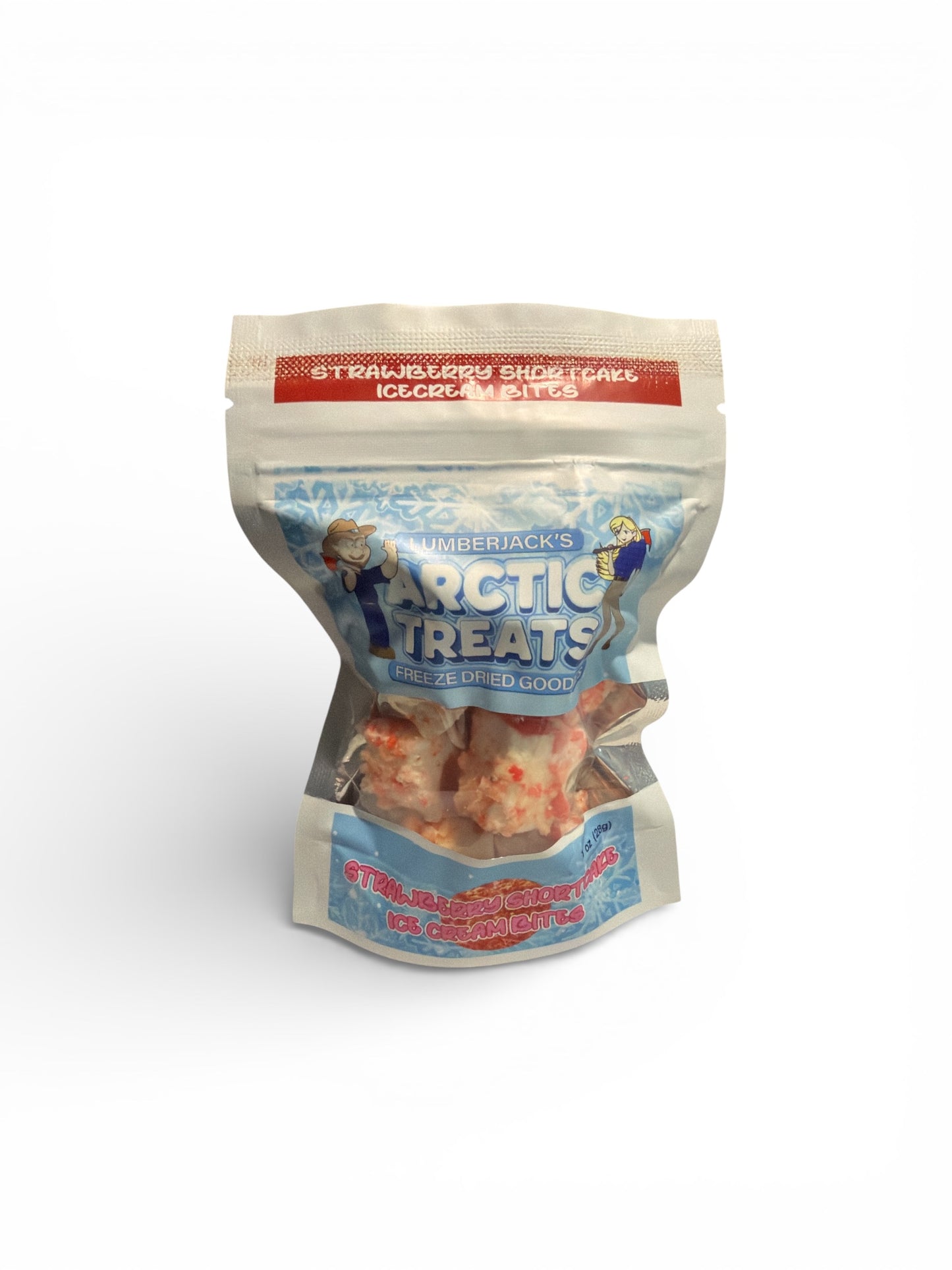 Artic Treats - Freeze Dried, Strawberry Shortcake Ice cream Bites - 1oz