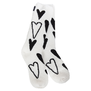 Holiday Valentine Cozy Crew - Black Heart